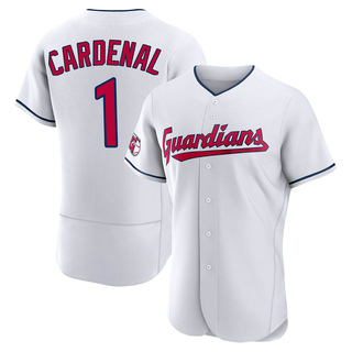 Authentic Jose Cardenal Men's Cleveland Guardians Home Jersey - White