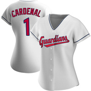 Authentic Jose Cardenal Women's Cleveland Guardians Home Jersey - White