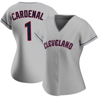 Authentic Jose Cardenal Women's Cleveland Guardians Road Jersey - Gray