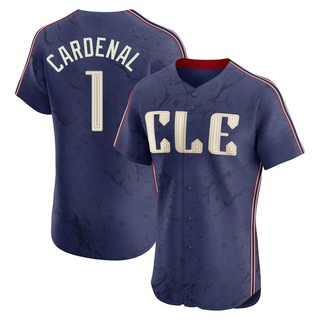 Elite Jose Cardenal Men's Cleveland Guardians 2024 City Connect Jersey - Navy