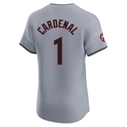 Elite Jose Cardenal Men's Cleveland Guardians Road Jersey - Gray