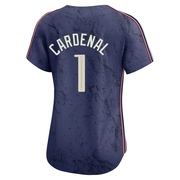 Limited Jose Cardenal Women's Cleveland Guardians 2024 City Connect Jersey - Navy