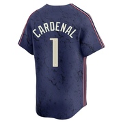 Limited Jose Cardenal Youth Cleveland Guardians 2024 City Connect Jersey - Navy