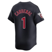 Limited Jose Cardenal Youth Cleveland Guardians Alternate Jersey - Navy