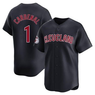 Limited Jose Cardenal Youth Cleveland Guardians Alternate Jersey - Navy