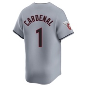 Limited Jose Cardenal Youth Cleveland Guardians Road Jersey - Gray