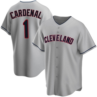 Replica Jose Cardenal Men's Cleveland Guardians Road Jersey - Gray